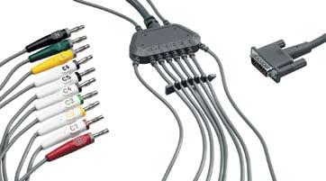 EKG-Kabel (Fortsetzung) 989803151661 Kompletter Satz Elektrodenkabel, lang, IEC 1 Elektrodenkabel EKG-Schreiber PageWriter TC30: 860306 (2 lange Armkabel, 2 lange Beinkabel, 2 1-in-3-Tridentkabel, 2