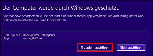 2 Download für Anwender der Betriebssysteme Windows 7 und älter Um den Download starten zu können, ist im Bereich