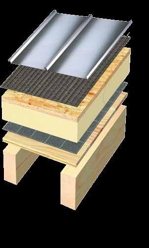 Wärmedämmelement Bedachungsmaterial / Dachlatte/Konterlatte Aufsparren-Wärmedämmelement BauderPIR PLUS Dampfbremse/luftdichte