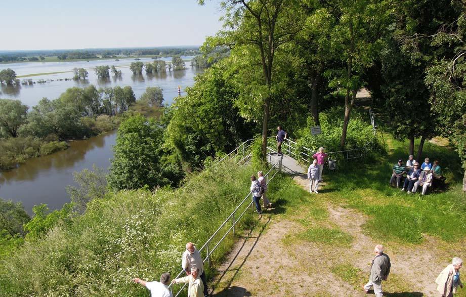 Am Elwkieker führt eine Treppe hinunter