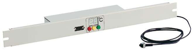 Mikroprozessor-Panel MPSK G0 zur Lüftersteuerung Bestimmung: Das Mikroprozessor-Steuerungspanel ist für die Messung, Kontrolle und automatische Temperaturregelung in 19"- Schränken vorgesehen.