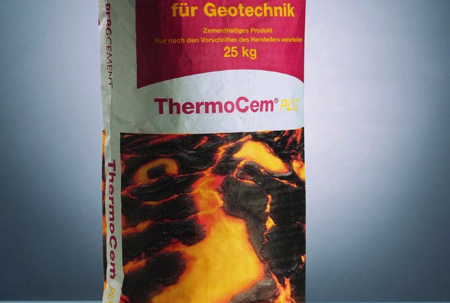 NACHWEISE Dauerhafte Abdichtung ThermoCem ist auf die besonderen Anforderungen einer Erdwärmesonde abgestimmt.