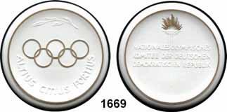 Nationales Olympisches Komitee der DDR. W. 3036. Im Originaletui.