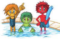 DLRG Anfängerschwimmkurse 1. Kinder von 5-9 Jahren Montags, 18.