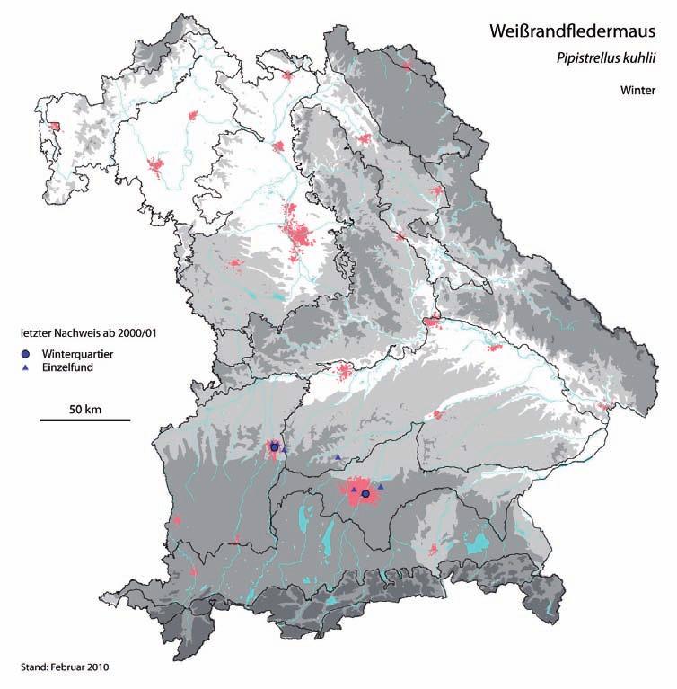 Aktuelle Verbreitung der Arten in Bayern Abb.