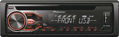 - PIONEER Autoradio DEH 1800 UKW/MW/LW-Tuner mit RDS-Funktion CD-Spieler, CD-R/RW,MP3/ WMA