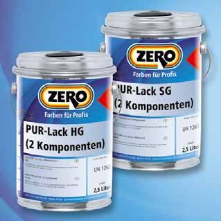 LACKE PUR-Lack HG/SG Aqua PUR-Haftgrund Art des Werkstoffes: 2-komponentige, lösungsmittelhaltige Beschichtung.