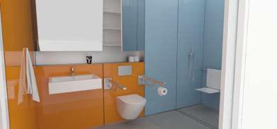 Das Systembad Modular bathroom system Der industrialisierte soziale Wohnungsbau war in der Vergangenheit geprägt durch die serielle Herstellung fest definierter Gebäude und Bauteile wie z.b. Bäder.