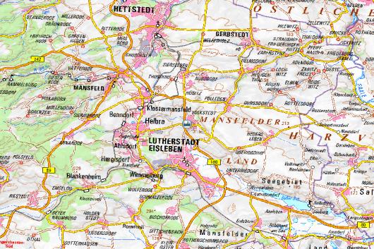 Exposé Standortsuche Gewerbe- und Industrieflächen Objektbezeichnung: Gewerbegebiet "Windmühlenfeld", Kurzbeschreibung MANSFELD-SÜDHARZ liegt im Südwesten des Bundeslandes Sachsen-Anhalt mitten in