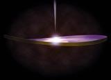 nichts. Bei einem Schwarzen Loch mit einer Masse von zehn Sonnen macht er sich bereits in einer Entfernung von 15.000 Kilometern bemerkbar: Der Körper wird unangenehm in die Länge gezogen. In 8.