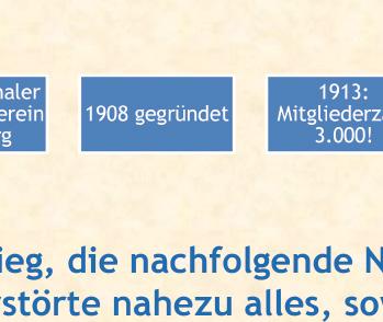 Der erste deutsche Sammlerverband <1896 1923> 1896 war also der erste Sammlerverband da.