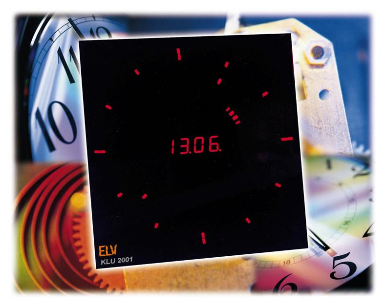Moderne Zeiten - Kreis-LED-Uhr mit DCF-Zeitsenderempfang Mal wieder eine Eigenbau-Uhr - aber was für eine!