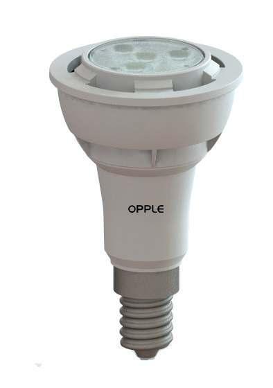 LED Relektorlampe EcoMax R50 Fakten Vorteile Anwendungsmöglichkeiten Ersatz für vorhandene R50-Halogenleuchten Keine IR und UV-Strahlung Deutlich längere als traditionelle Halogenleuchten Dimmbar