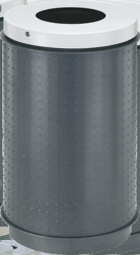 Volumen 45 Liter Behälter Ø 335 mm, Höhe 550 mm Einwurföffnung Ø 168 mm kibo ab 237,70 kibo