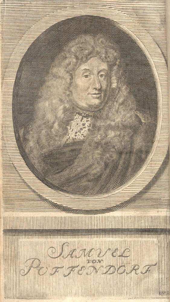 Samuel Pufendorf (1632-1694): Das Reich als Monstrum Kupferstich 17. Jh.