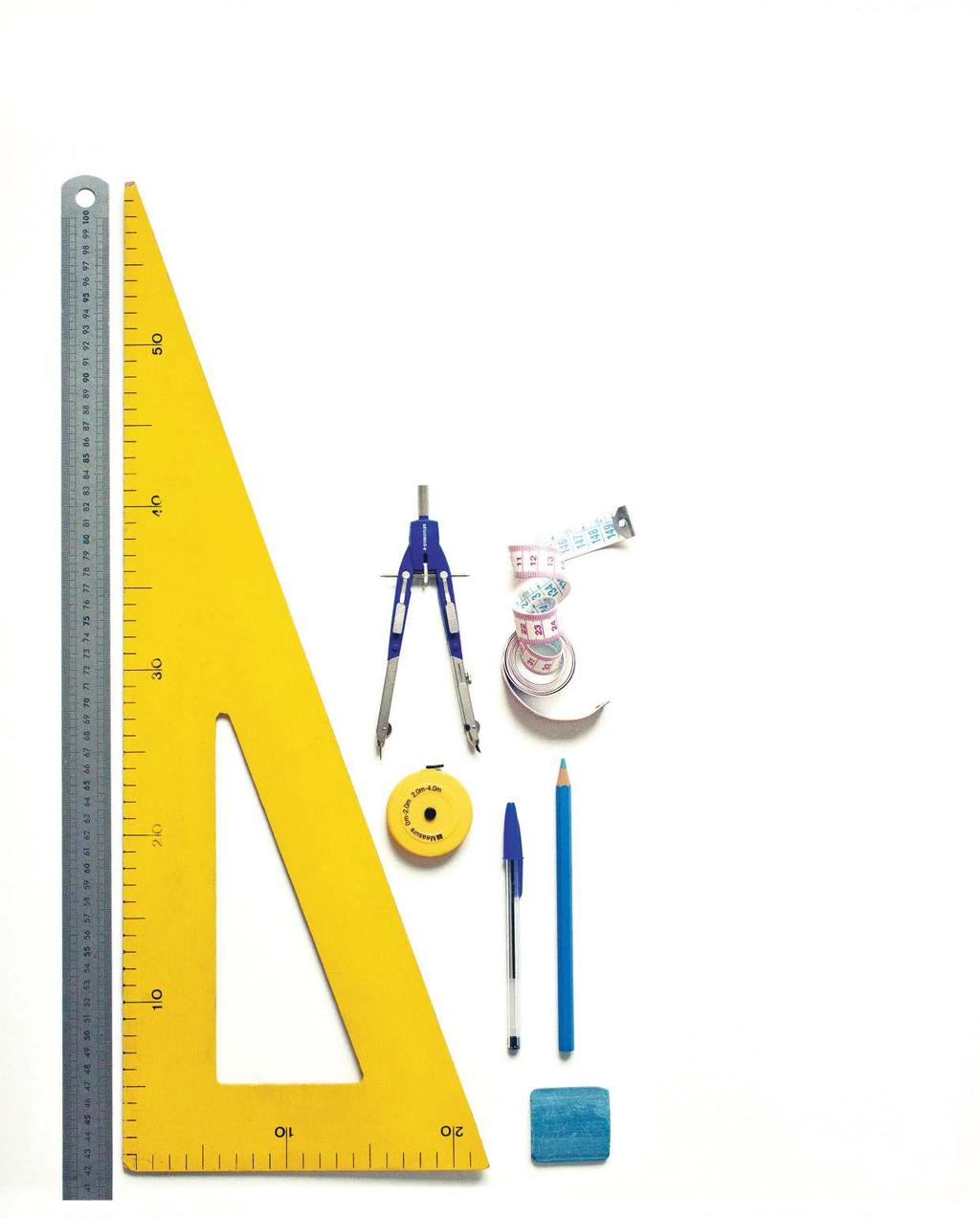 Genaues Abmessen und gerades Anzeichnen Die Schneiderlineale Diese zwischen 50 cm und 1 m langen Lineale werden zum geraden Anzeichnen verwendet.