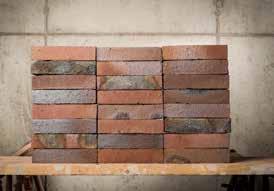 Mischsortierung Bei einer Mischsortierung werden unterschiedliche Ziegelbrände, die sich in der Regel in der Rohstoffzusammensetzung unterscheiden, im Mauerwerk zu