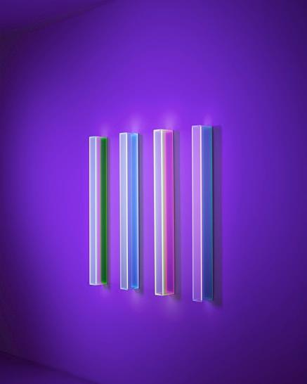 2016, Acrylglas, fluoreszierend, je