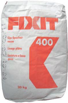 Fixit 400 Sack Palette Spachtel für gipshaltige Bauplatten