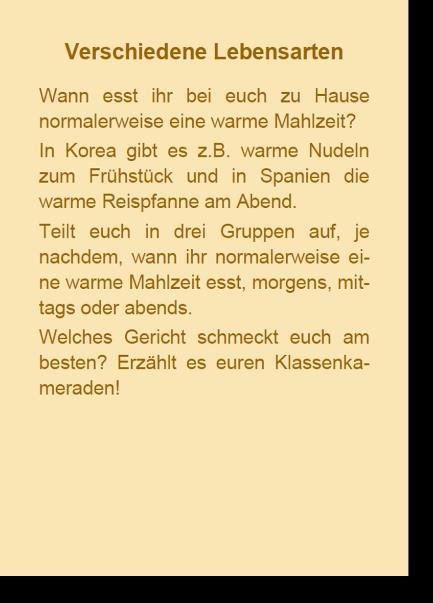 Spielvorbereitung Für jede Jahrgangsstufe gibt es 21 Ereigniskarten, diese beinhalten zum einen Spielereignisse, Fragen zur kognitiven und sensitiven Ernährungsbildung.