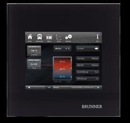 Update Systemsteuerungen von BRUNNER wie die EOS und die Heizzentrale BHZ lassen sich über den USB-Anschluss am Touchdisplay aktualisieren.