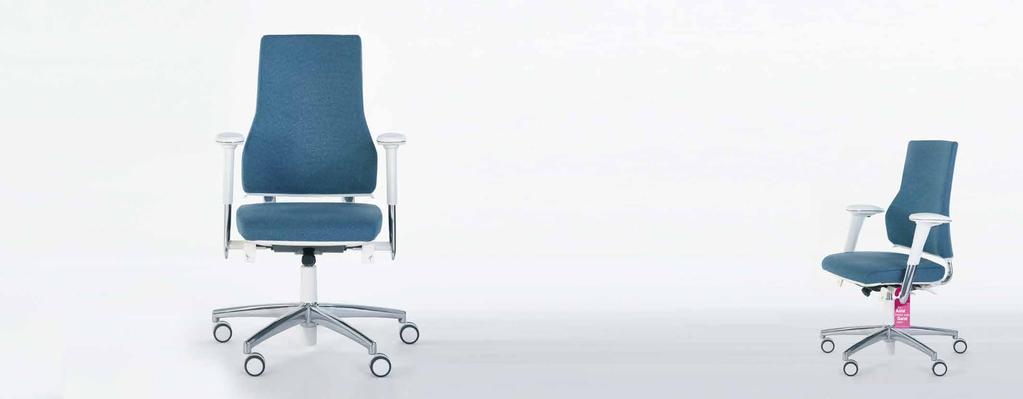 Axia 2.0 Bürostühle Der Axia-Bürostuhl ist speziell auf die Bildschirmarbeit zugeschnitten: Rücken, Nacken und Arme werden optimal gestützt.