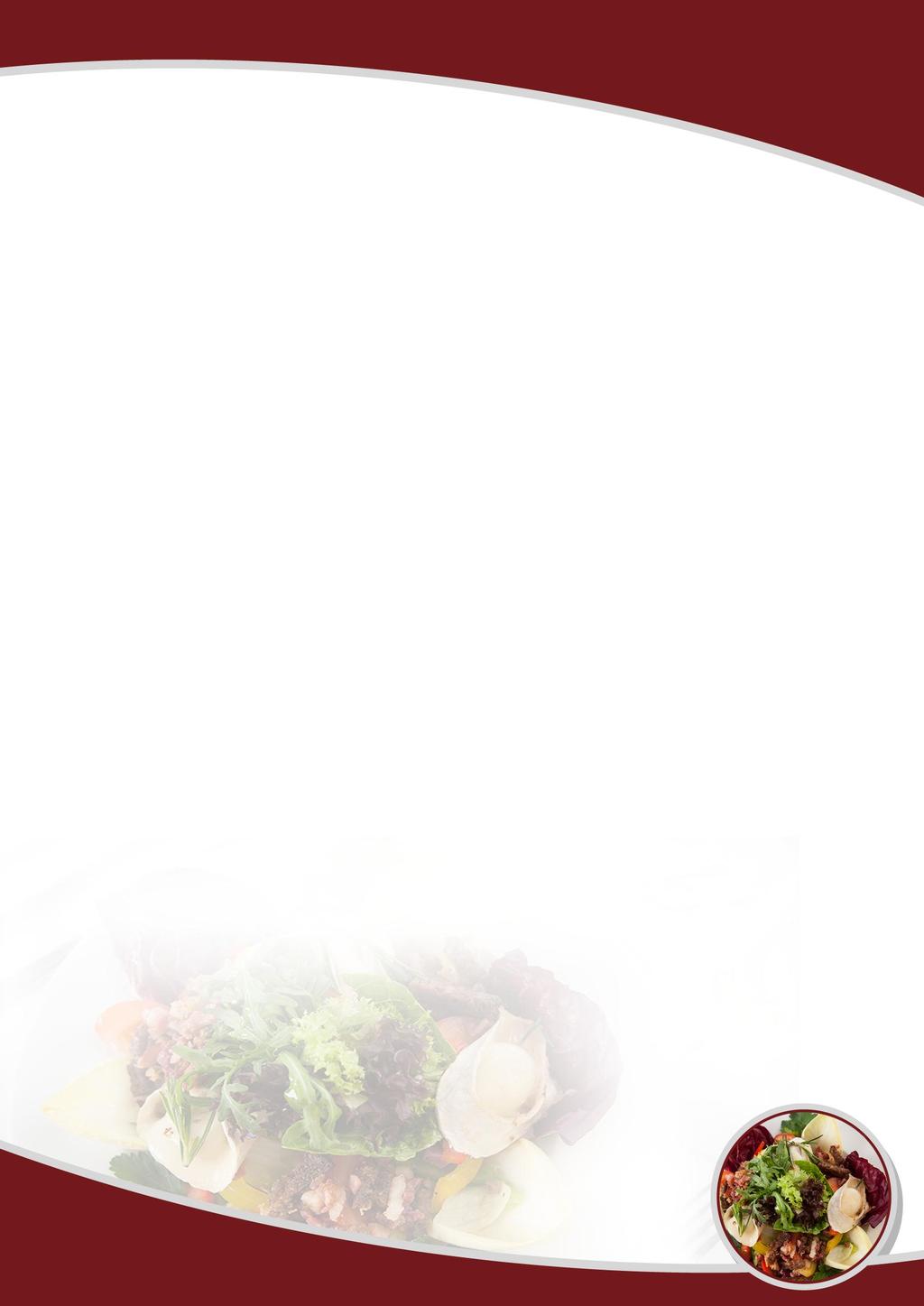 Vegetarisch auf den Tisch Backkartoffel mit Kräuter-Sauerrahm 5,90 Schwenkgemüse der Saison mit cremigem Kräuter-Sauerrahm Bandnudeln mit Pilzen 8,50 in Sahnesauce dazu geriebener Parmesan