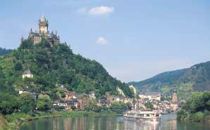 Wein und Ferienland Mosel Die Mosel entspringt in den südlichen Vogesen und erreicht nach über 500 km bei Koblenz den Rhein.
