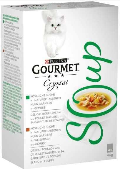 GOURMET Crystal Soup ist ab Februar 2017 in drei unterschiedlichen Varietäten im 4x40g Format erhältlich.