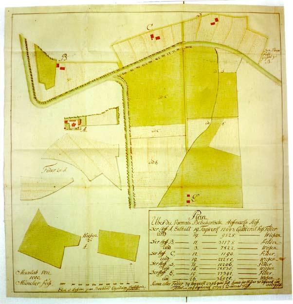 Die Hofmark Brautlach. Karte der Hofmark Brautlach Karte der Chronik Brautlach von Josef Pollner entnommen. Die oben aufgeführten 4 Hofe sind: 1. Der Gartenhof (heute Krusch) 2.