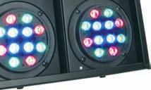 Menü-Display LED 4-stellig DMX 512-Anschluss XLR 3 pol Technische Daten Netzspannung Stromaufnahme Gehäuse Material Farbe Maße/Gewicht Maße (L x B x H) Gewicht Montage Besondere Features Farbmakros