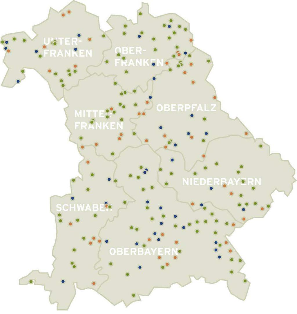 Regionale Verteilung der Teilnehmer in Bayern Wer vergleicht sich in Bayern?