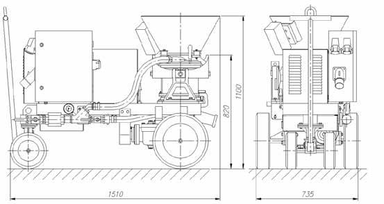 3 970/1 470 kw rpm Elektromotor mit Variator 3 x 400 V / 50 Hz 4.0 kw 350-1750 rpm Schutzklasse IP55 IP55 kw Luftmotor 5.