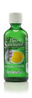 20055 Thymian-Zitrone 100 ml 12,60 Wirkt desinfizierend und schleimlösend bei Husten. Der Duft wirkt anregend, stärkend und stimmungsaufhellend.