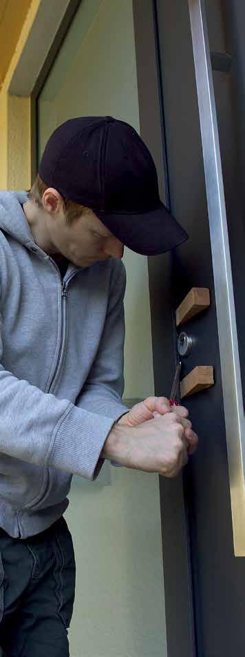 Sicherheitsausstattungen Machen Sie es Einbrechern schwer Die Anzahl der Wohnungseinbrüche nimmt jedes Jahr konstant zu, aber ein Drittel der Einbruchversuche an Türen mit vorhandenen