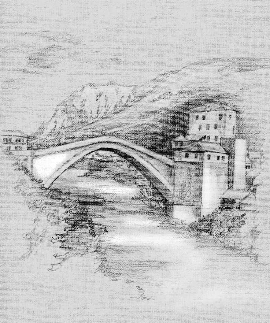 Mostar, die berühmte Brücke über die