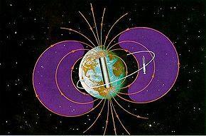 Weltraum ein hochenergetische Protonen