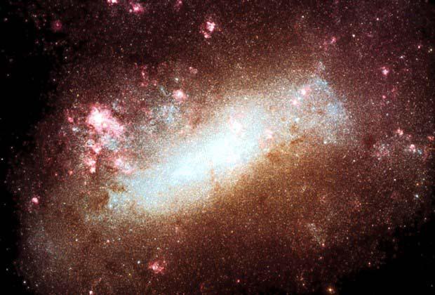 Irreguläre Galaxien zwei Typen: Irr I un-entwickelte Spiralen