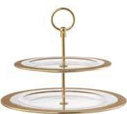 2 in 516/2 gold 750/004 ETAGERE CAKE STAND 743.516.03 324 mm / 12.8 in Ø 350 mm / 13.