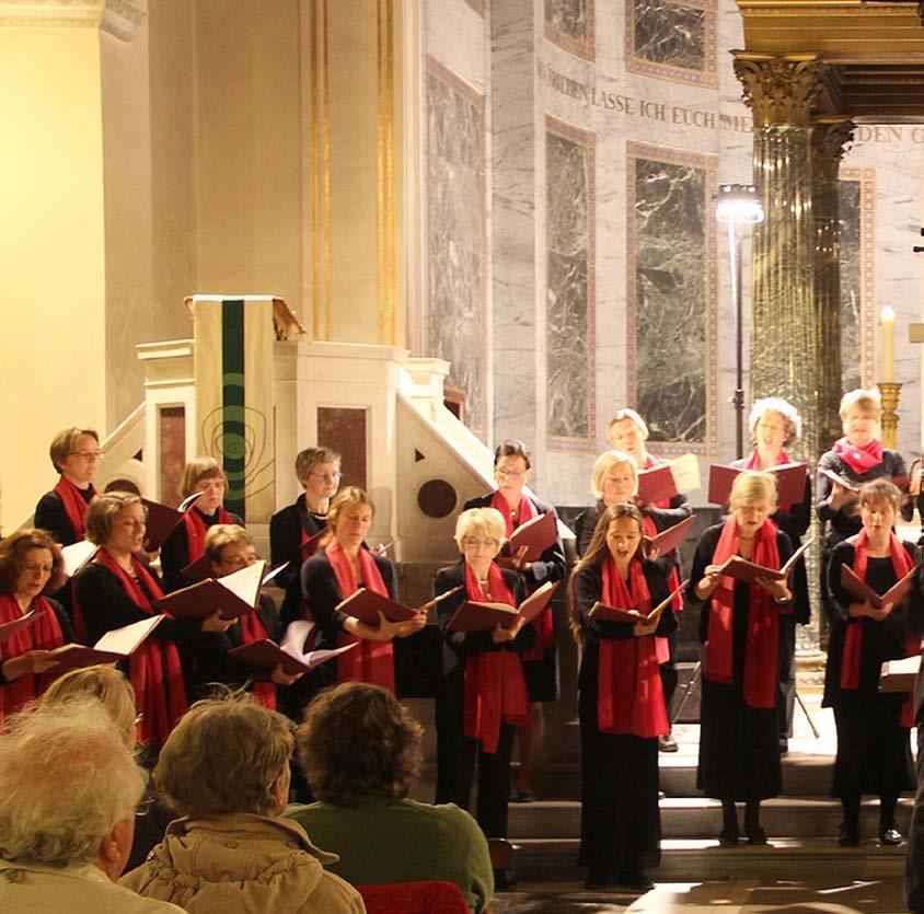 Der Vocalkreis besteht zur Zeit aus 32 Mitgliedern. Er musiziert mehrmals im Jahr in der Friedenskirche Sanssouci.