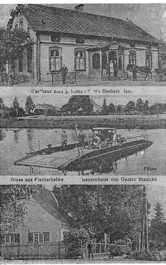 Gruß aus Fischerbabke eingesandt von Willy Gohl Willy Gohl schreibt dazu: Diese Postkarte stammt aus den zwanziger Jahren. Bild oben: Dieses Gasthaus kenne ich nur unter dem Namen "Tennis".