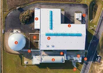 Blockheizkraftwerk 11 Fackel 12 Transformator (Trafo) daten & Fakten zur BioaBFaLLverwertungsanLage Feb.
