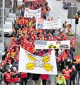 Februar 2015 Internationale Wochen gegen Rassismus Rückblick und Ausblick Rote Forderungskiste bei Siemens Großdemonstration zum Verhandlungslokal am 13.