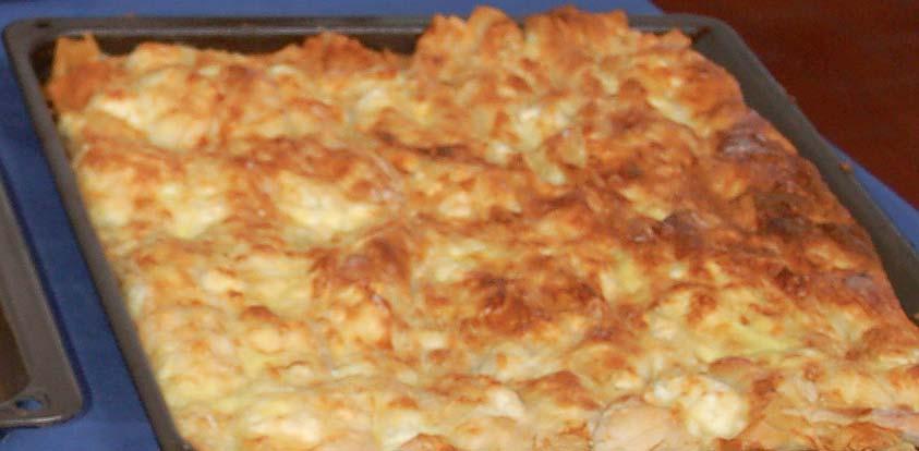 Tepsi börek Baklava-Teig Zum Bestreichen 1x Schafsmilch-Joghurt Öl 3 Eier Füllung Schafskäse