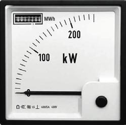 (K)DQZe 96 Leistungsmesser mit Energiezähler ZQe / ZQDe 96 Energiezähler als Einbauinstrument (K)DQZe 96 Leistungsmesser mit Energiezähler Abbildung 17: (K)DQZe 96 Leistungsmesser mit Energiezähler