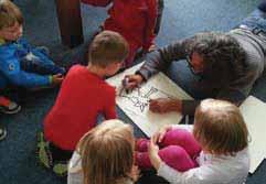 Kindergarten Zu Besuch bei Herman Reichold Im Zuge ihrer Projektarbeit Große Kunst in Kinderhand besuchte Olga Maier (Berufspraktikantin) mit den Mittelschulkindern ihrer Gruppe den Paderborner-Pop