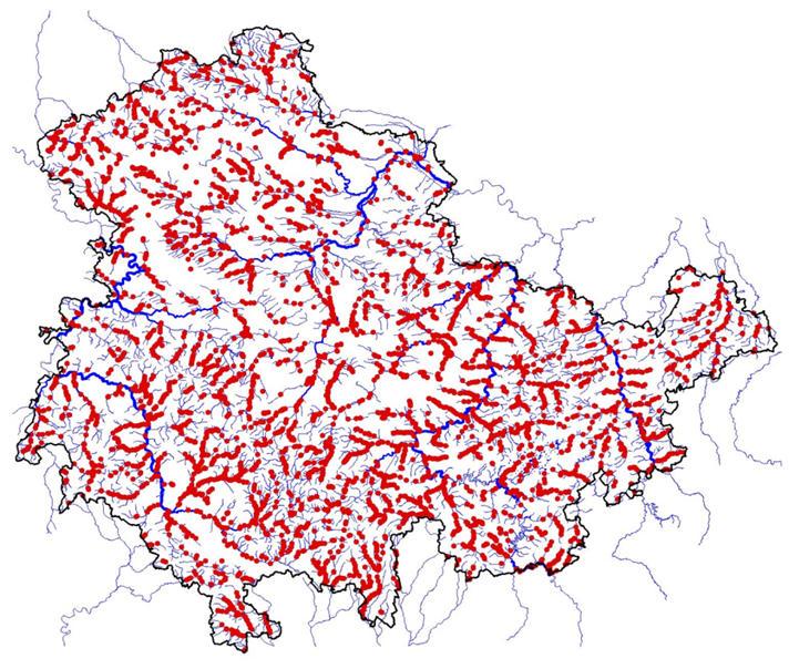 Durchgängigkeit der Thüringer Fließgewässer - Vorgehen,