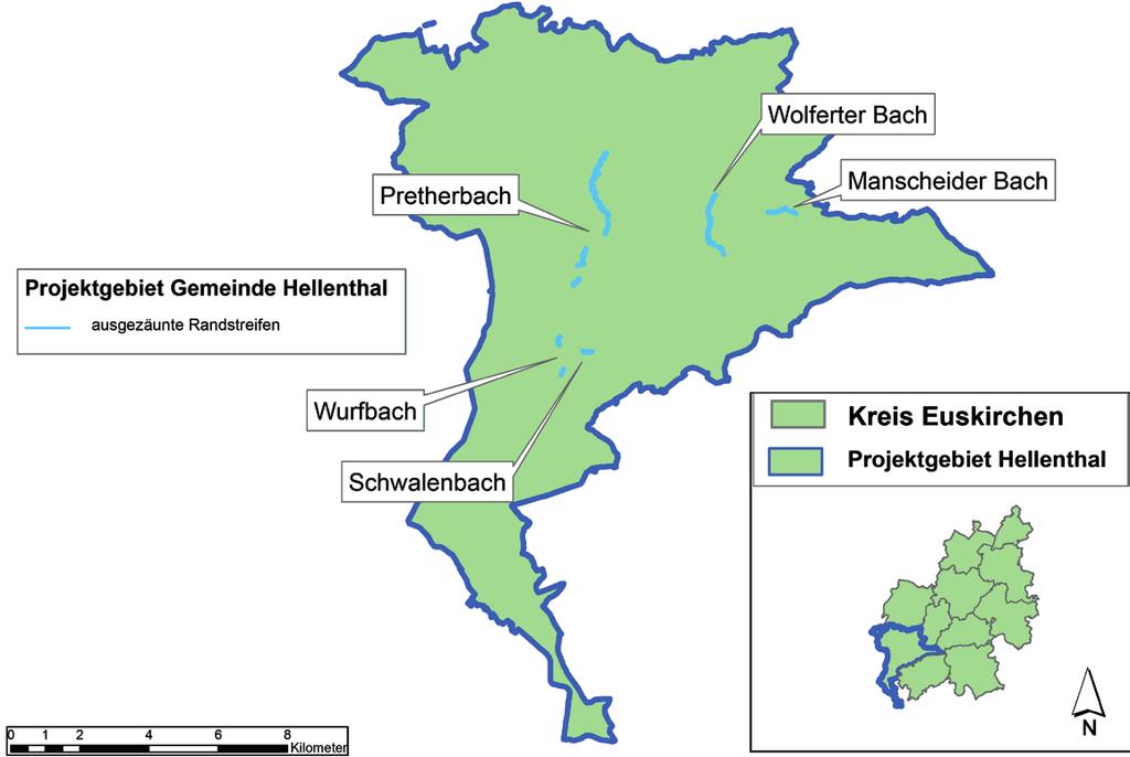 Fließgewässer sind die Lebensadern unserer Kulturlandschaft Die Gemeinde Hellenthal und die Biologische Station im Kreis Euskirchen e. V.