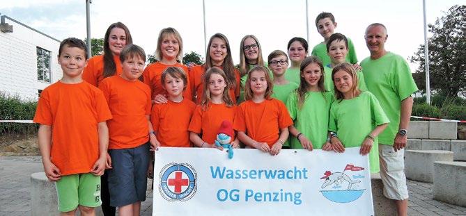 PENZING Penzinger Wasserwacht-Jugend gehört zu den besten Bayerns Drei Wochen nach dem Sieg der Damenmannschaft bei den Erwachsenen durften auch die schiedenen theoretischen und praktischen Prü- Im