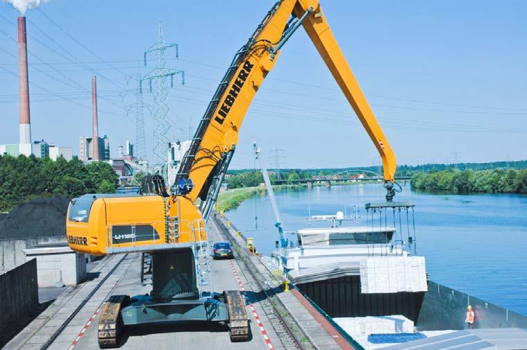 Abbildung 2 Im bayernhafen Aschaffenburg wurden 2015 mehr als